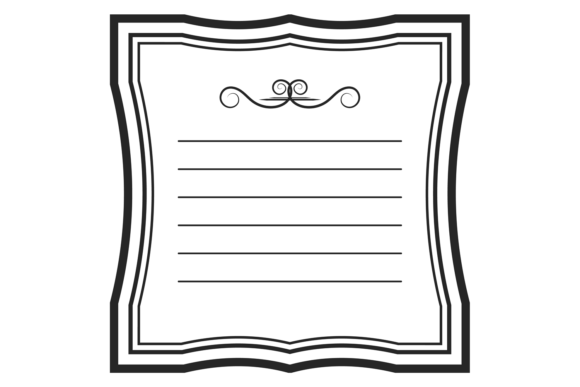 Calligraphic Frame for Decorative Card: A Designer's Guide