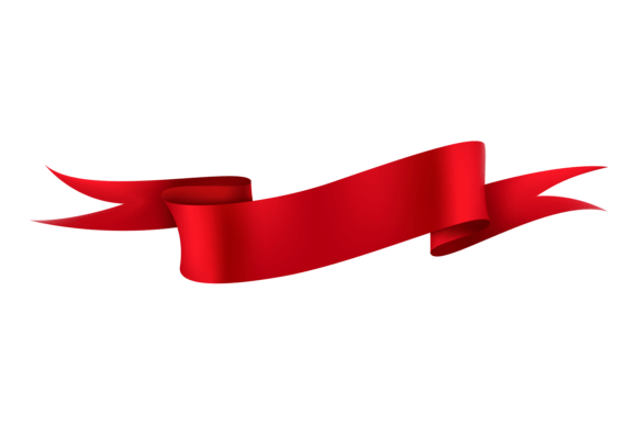 Decorative Red Tape Ribbon: A Bold Silk Strip Typeface