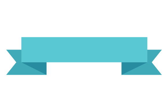 Decorative Ribbon Flag. Blue Empty Banner: A Designer's Guide
