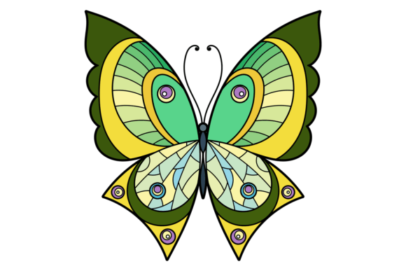 Ornate Wings: Styling with Green Decorative Butterfly