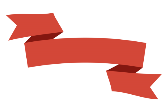 Red Label Template: Blank Decorative Rib for Brand Identity