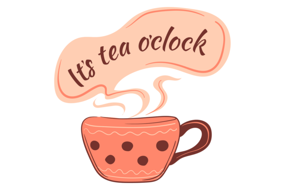 Tea Time Kitchen Banner: Your Go-To Decorative Cozy Font