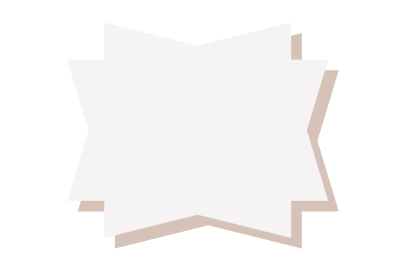 The Timeless Allure of Paper Frame Decorative Shape. Blank Vint