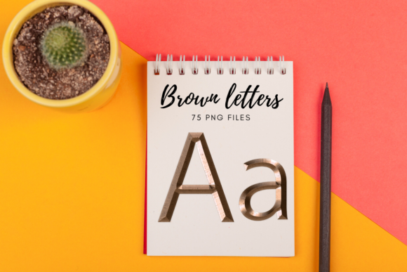 Warm Up Your Designs with Decorative Brown Typography